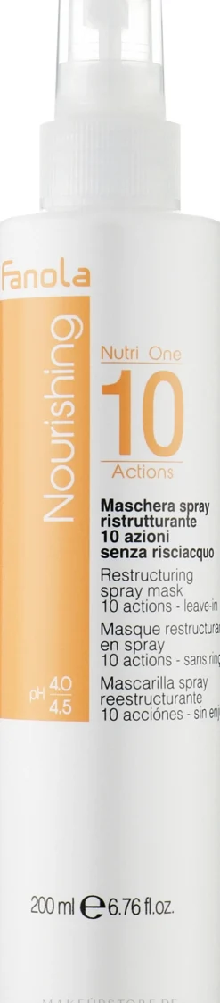 Nährende und restrukturierende Haarmaske in Sprayform ohne Ausspülen