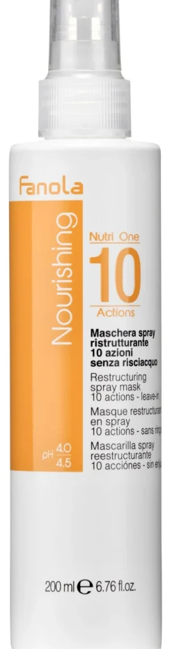 Nährende und restrukturierende Haarmaske in Sprayform ohne Ausspülen