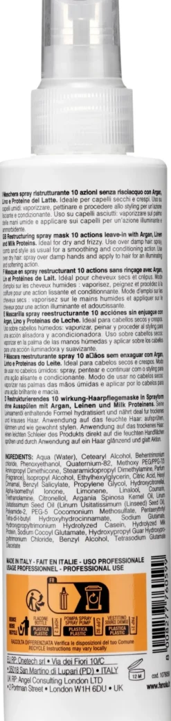 Nährende und restrukturierende Haarmaske in Sprayform ohne Ausspülen