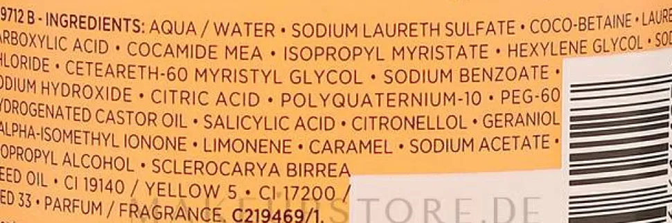 Nährendes Shampoo für trockenes und geschädigtes Haar