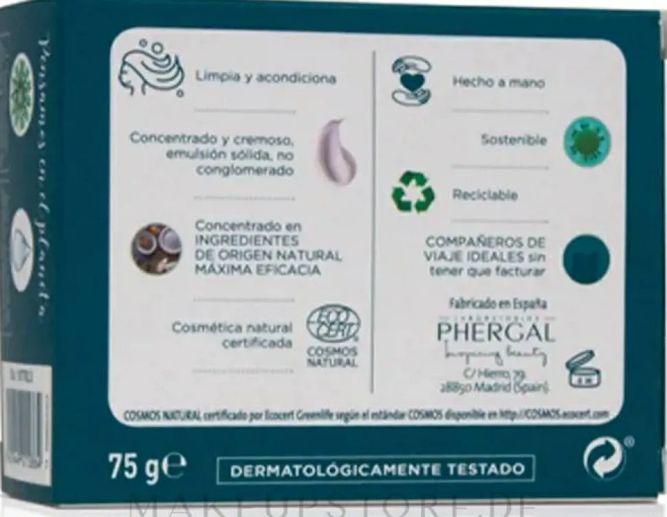 Nährstoffreiches Shampoo in fester Form