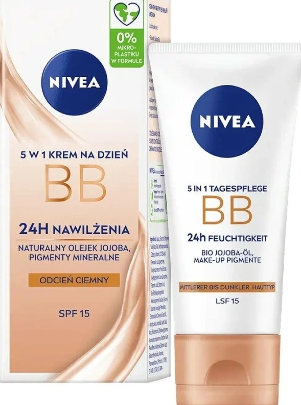 Nivea 5in1 BB Day Cream 24H Moisture SPF15