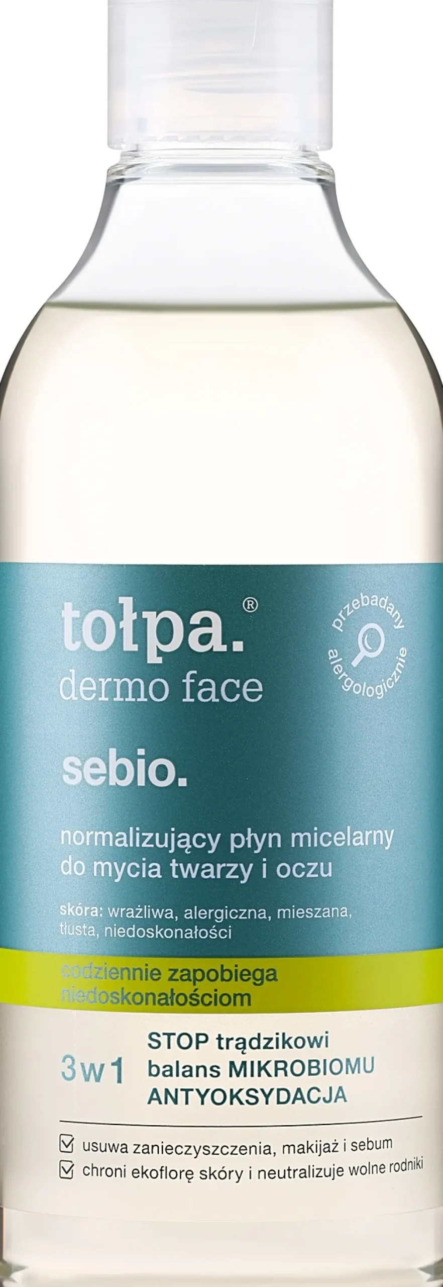 Normalisierendes Mizellenwasser für Gesicht und Augen