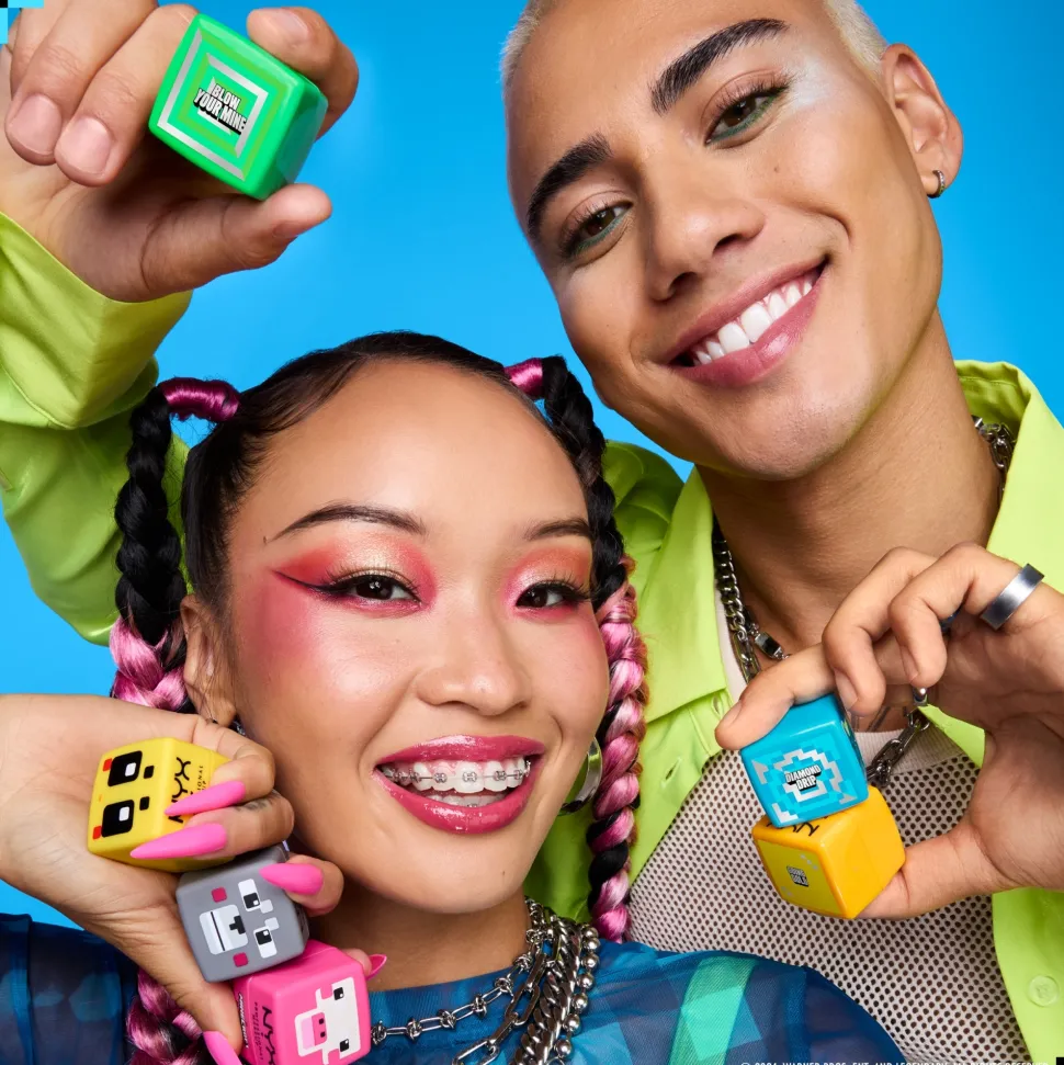 NYX Professional Makeup A Minecraft Movie Cheeky Mob Balms