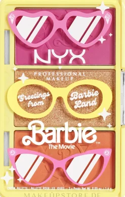NYX Professional Makeup Barbie Limited Edition Collection Greetings From Barbieland