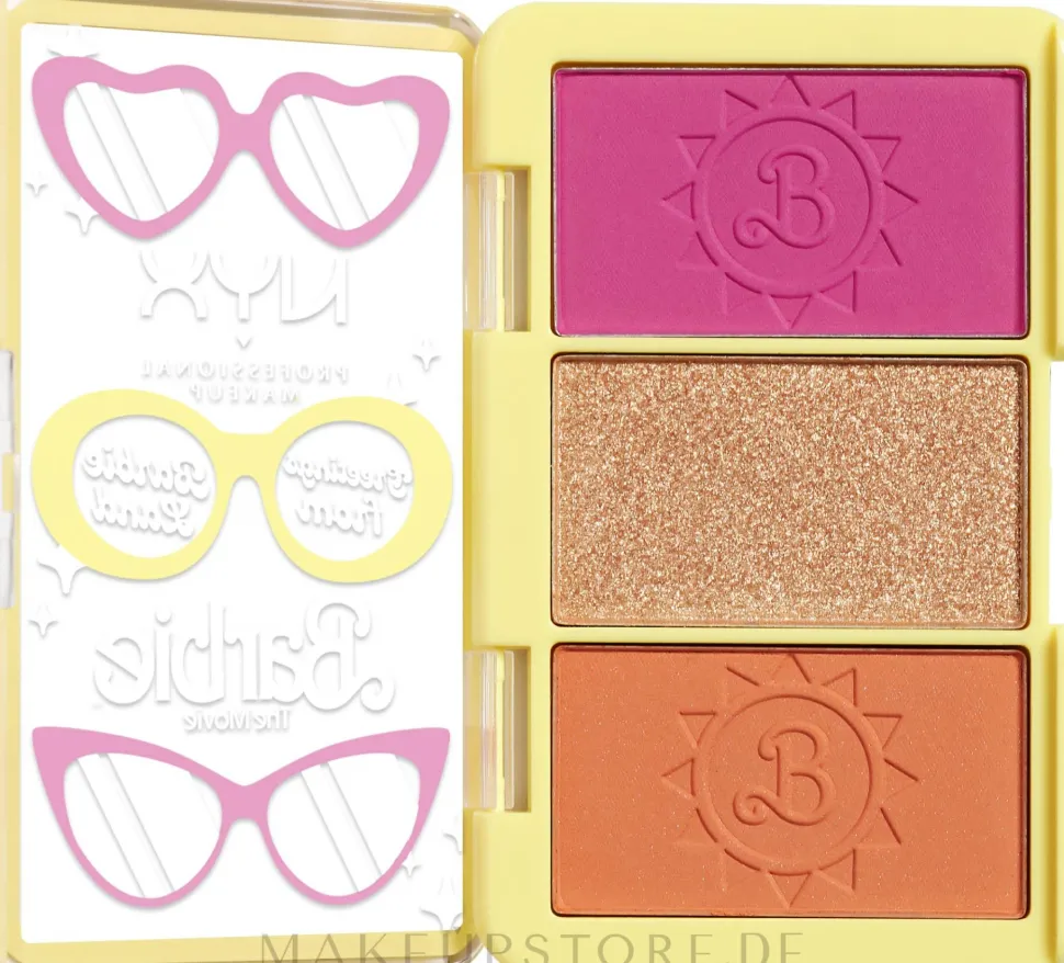 NYX Professional Makeup Barbie Limited Edition Collection Greetings From Barbieland