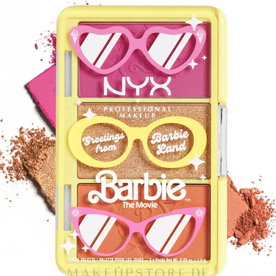NYX Professional Makeup Barbie Limited Edition Collection Greetings From Barbieland