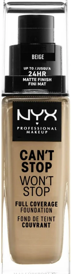 NYX Professional Makeup Can't Stop Won't Stop Full Coverage Foundation