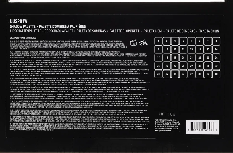 NYX Ultimate Utopia Shadow Palette Summer 2020