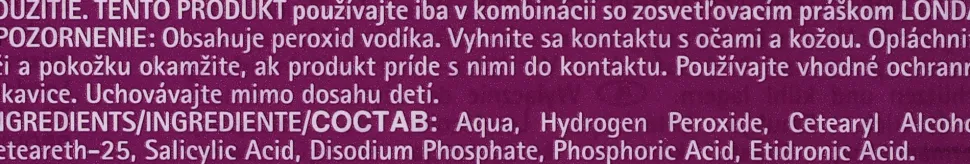 Oxidationscreme für Creme-Haarfarbe 9%