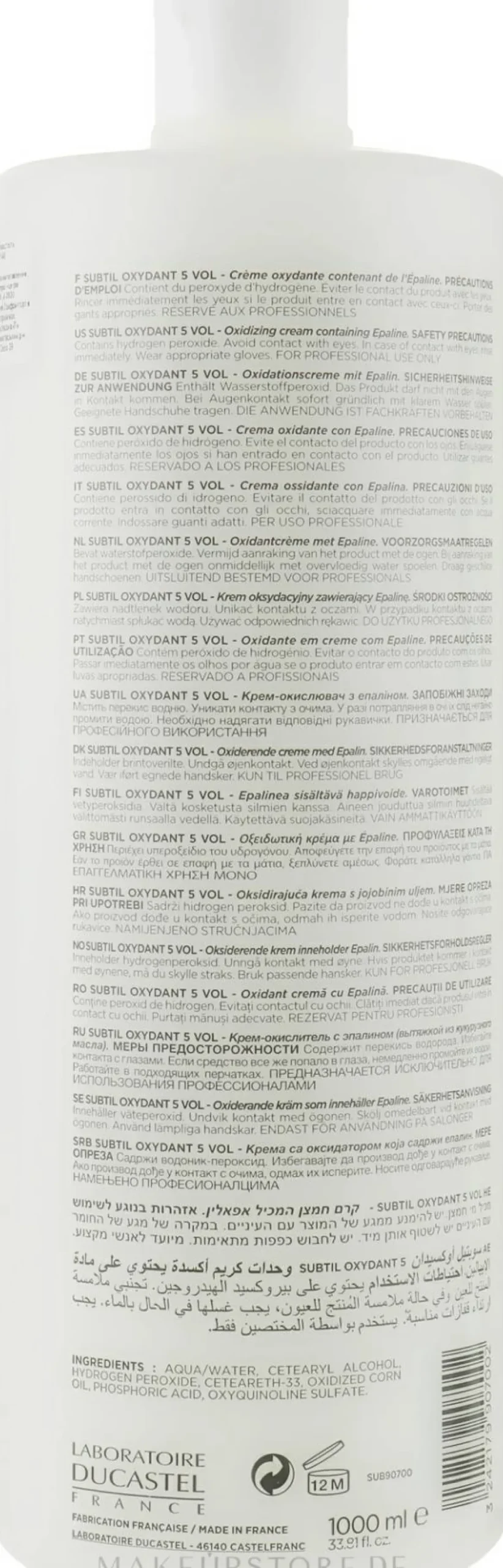 Oxidationsmittel Subtiles OXY 1,5 %