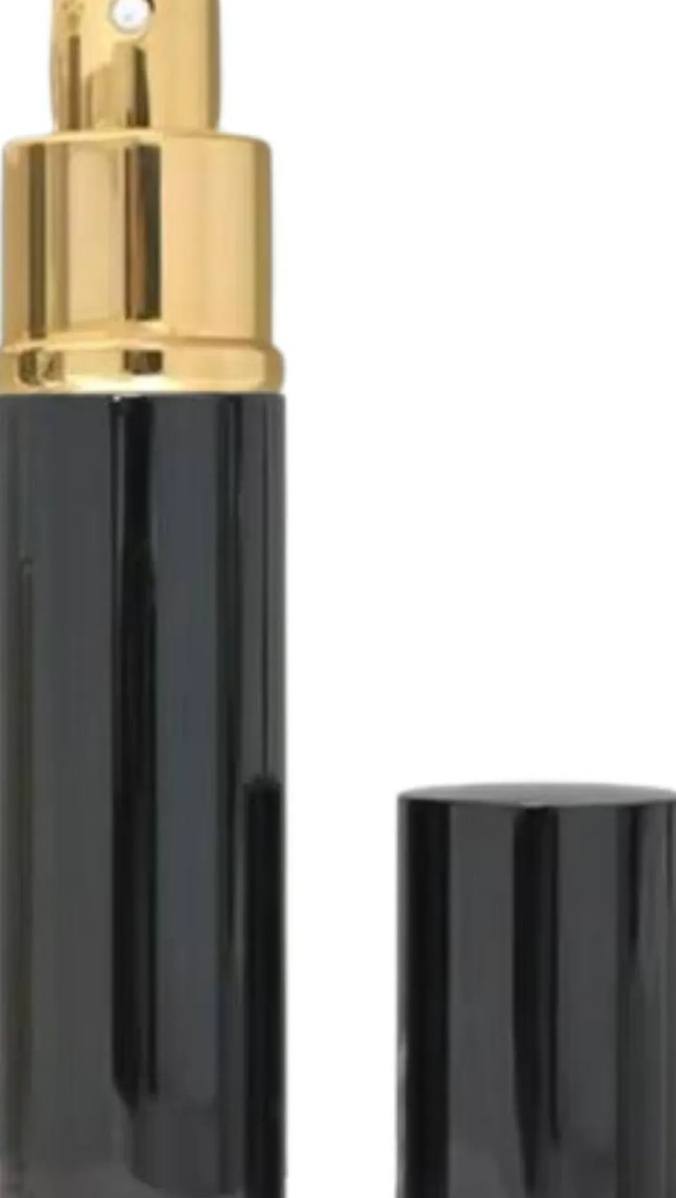 Parfümatomizer, 15 ml, schwarz-gold