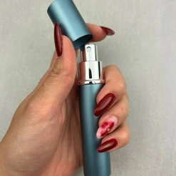 Parfümzerstäuber, 15 ml, Blau mit Silber