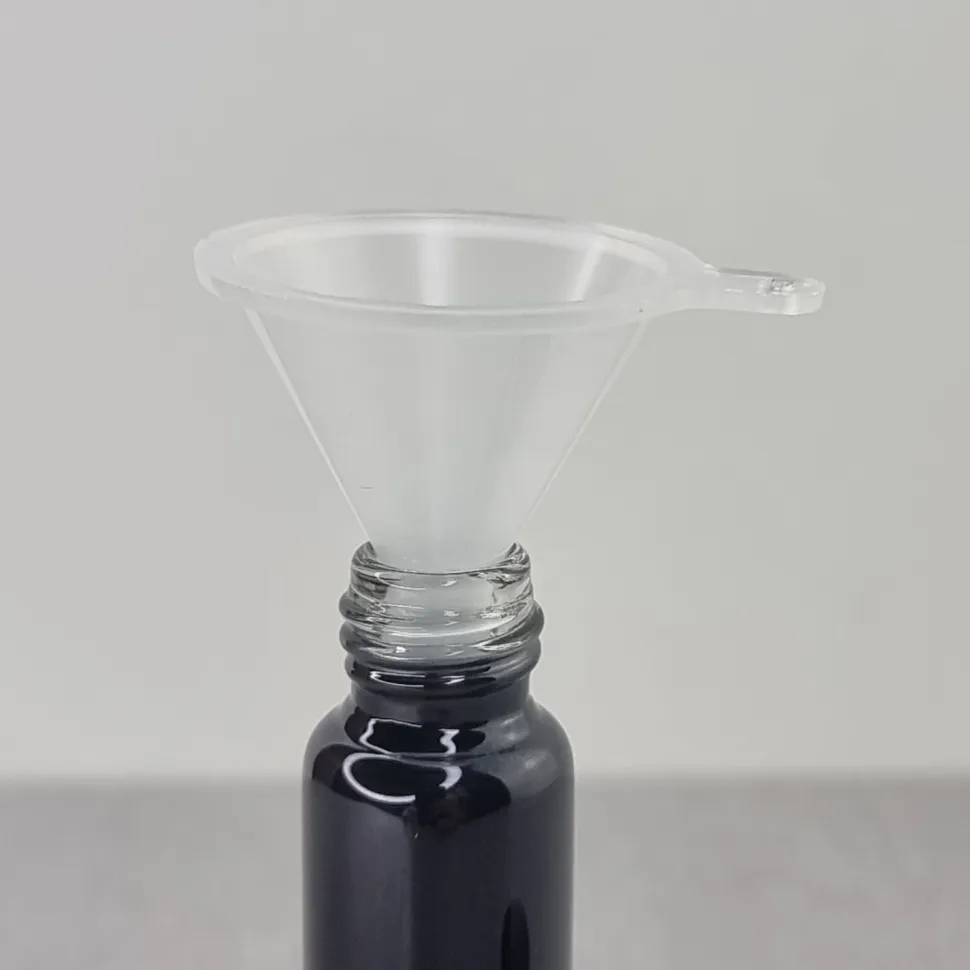 Parfümzerstäuber mit Pipette und Trichter, 10 ml, schwarz