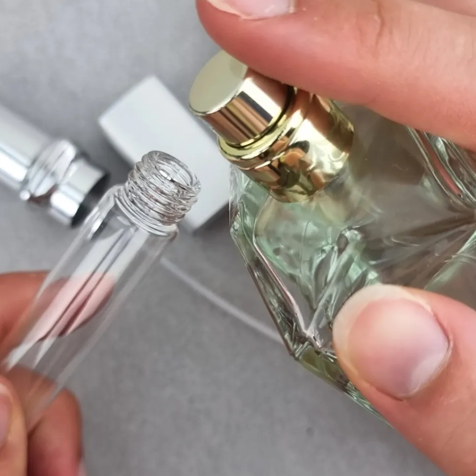 Parfümzerstäuber, 12 ml, silberfarben
