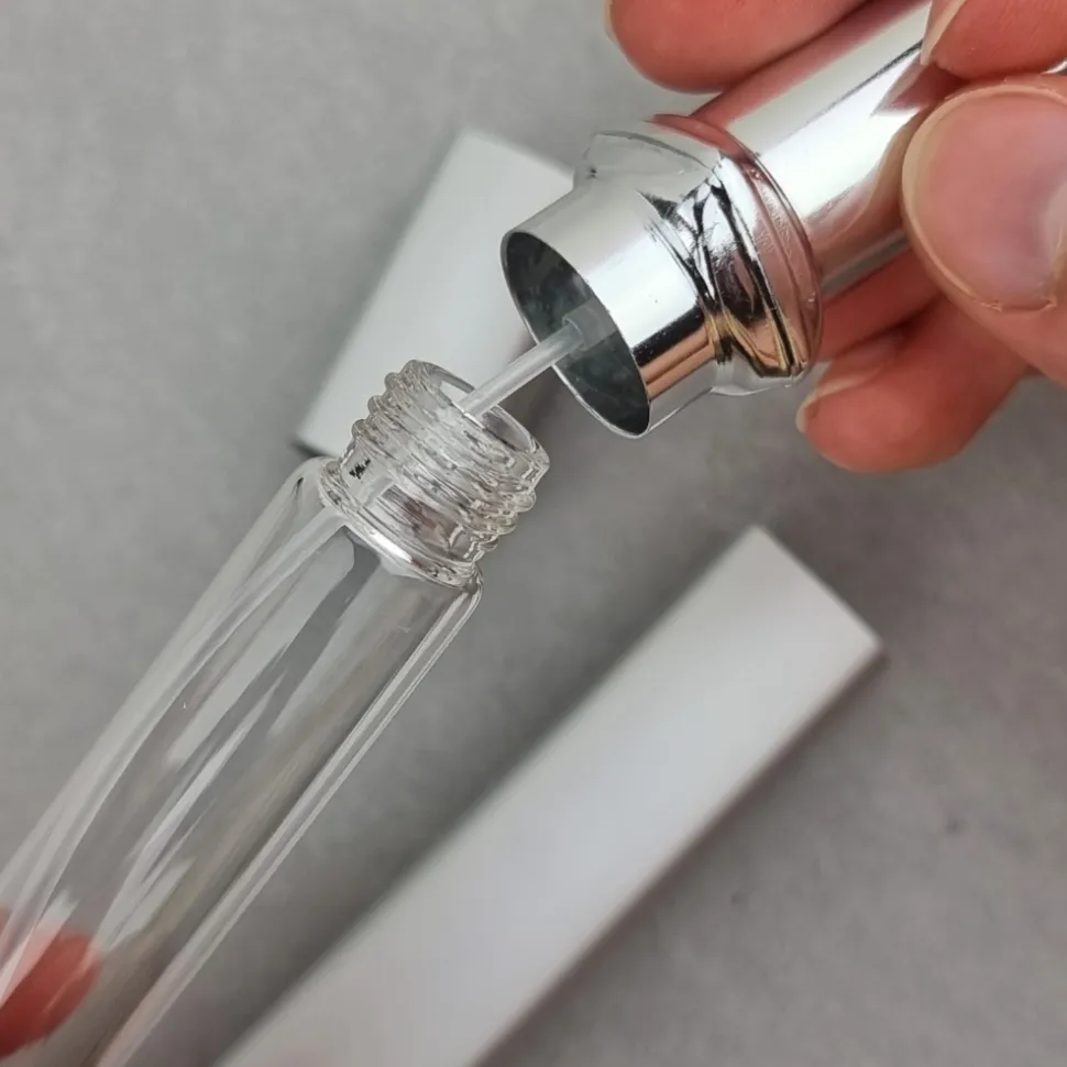 Parfümzerstäuber, 12 ml, silberfarben
