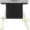 Perlenarmband, 6401, milchig-türkis