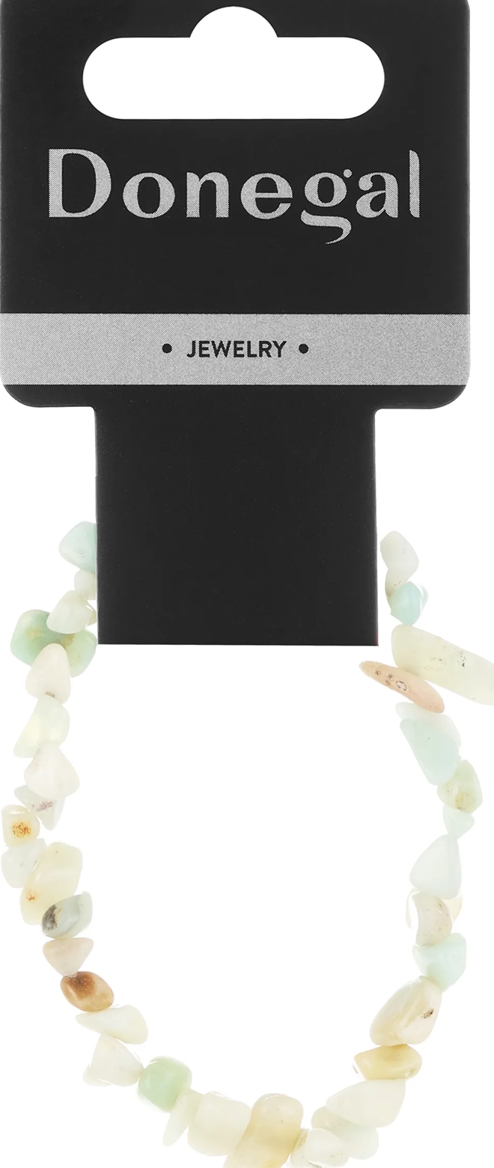 Perlenarmband, 6401, milchig-türkis
