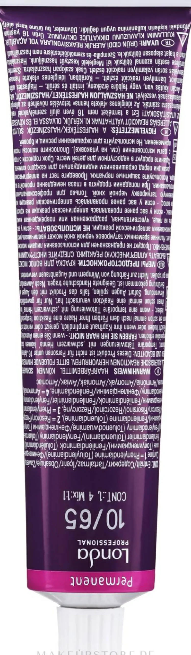 Permanente Cremehaarfarbe