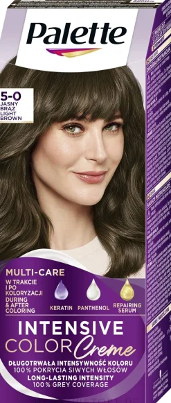 Permanente Creme-Haarfarbe mit Liquid-Keratin
