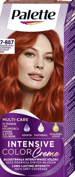 Permanente Creme-Haarfarbe mit Liquid-Keratin