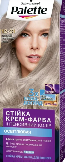 Permanente Creme-Haarfarbe mit Liquid-Keratin