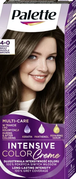 Permanente Creme-Haarfarbe mit Liquid-Keratin