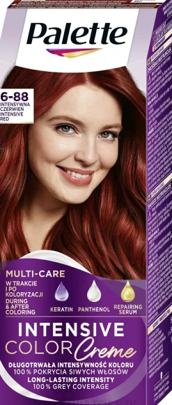 Permanente Creme-Haarfarbe mit Liquid-Keratin