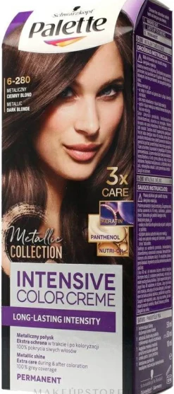 Permanente Creme-Haarfarbe mit Liquid-Keratin