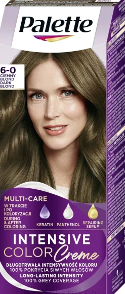 Permanente Creme-Haarfarbe mit Liquid-Keratin
