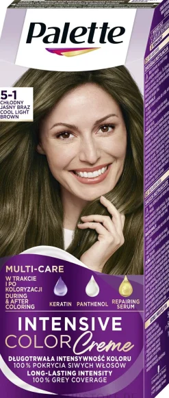 Permanente Creme-Haarfarbe mit Liquid-Keratin