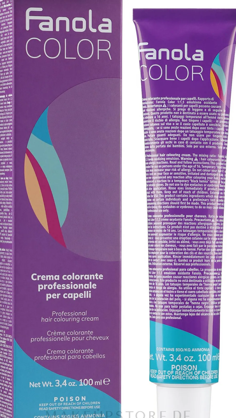 Permanente Cremehaarfarbe
