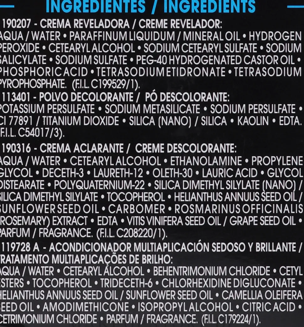 Persistente Creme-Farbe ohne Ammoniak mit Blumenölen