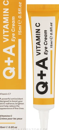 Pflegende Augencreme mit Vitamin C