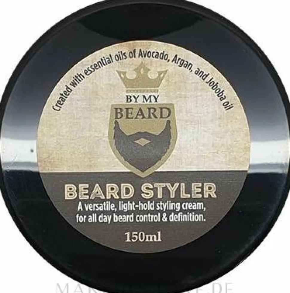 Pflegende Bartstyling-Paste mit Avocado-, Argan- und Jojobaöl