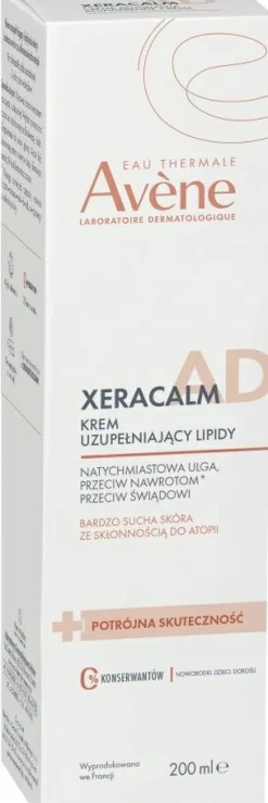 Pflegende Creme für sehr trockende, atopische und juckende Haut