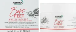Pflegende Creme-Butter für den Fuß mit Granatapfel und Moringa