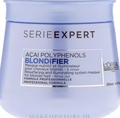 Pflegende Haarmaske für blondiertes Haar