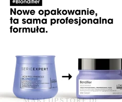 Pflegende Haarmaske für blondiertes Haar