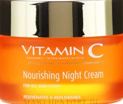 Pflegende Nachtcreme mit Vitamin C