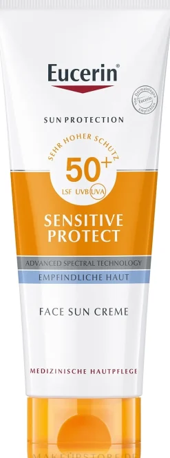 Pflegende Sonnenschutzcreme für trockene und empfindliche Gesichtshaut SPF 50+
