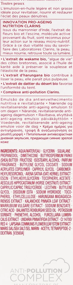 Pflegende und verjüngende Tagesemulsion