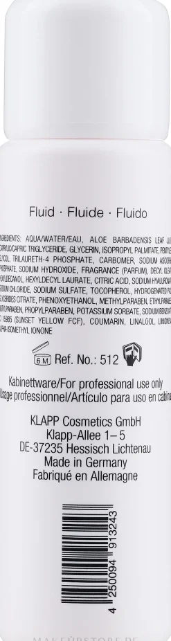 Pflegendes Gesichtsfluid mit Vitamin C und Hyaluronsäure