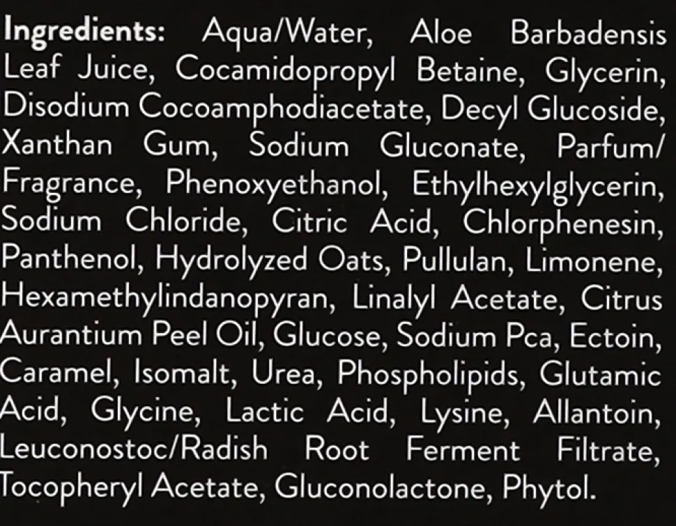 Phytoessenzielles Mittel zur Reinigung von Bart und Gesicht