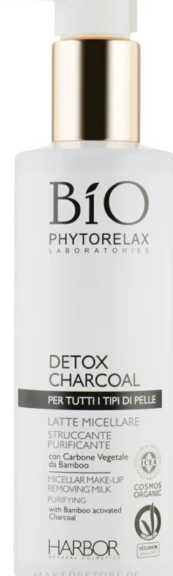 Phytorelax Laboratories Bio Phytorelax Detox Charcoal Micellar Make-Up Removing Milk