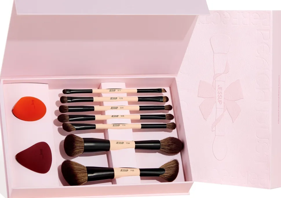 Pinsel- und Schwammset für Make-up, T506