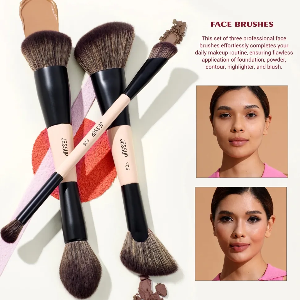Pinsel- und Schwammset für Make-up, T506