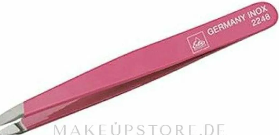 Pinzette schräg 9 cm rosa