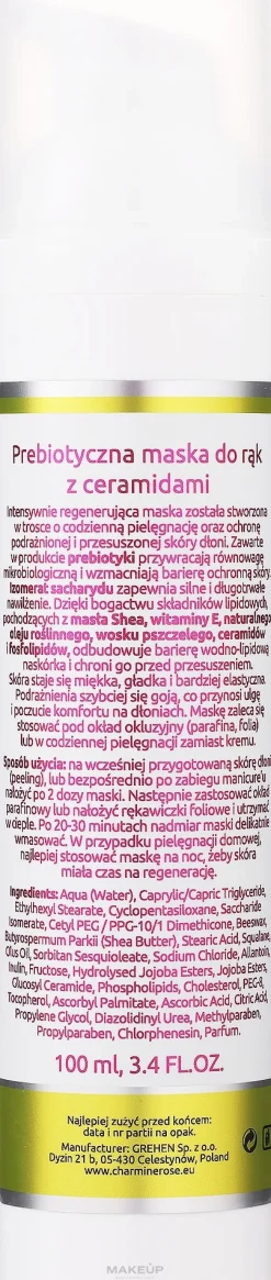 Prebiotische Handmaske mit Ceramiden