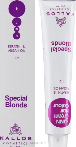 Professionelle Cremehaarfarbe mit Keratin und Arganöl